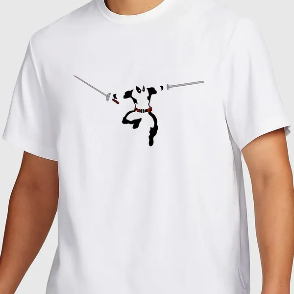 Mooch_Wale_Deadpool_All_White__Quick-Dri_T-shirt_For_Men