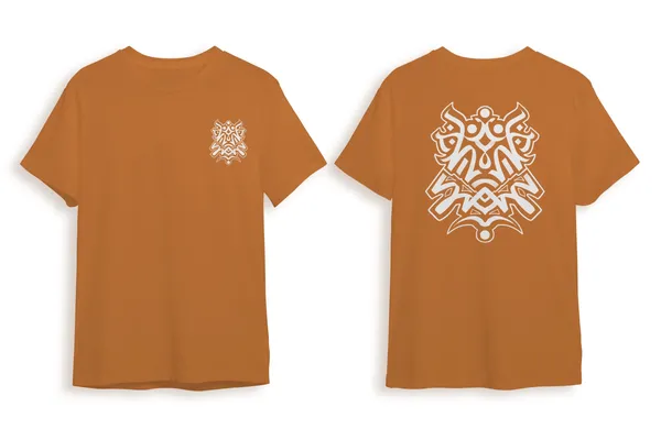 Pack_Of_1_Brown_Mask_Of_The_God_180_GSM_Cotton_T-Shirt