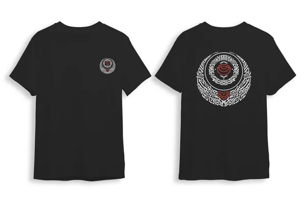Pack_Of_1_Black_&_Red_Evil_Eye_Comfortable_180_GSM_Cotton_T-Shirt