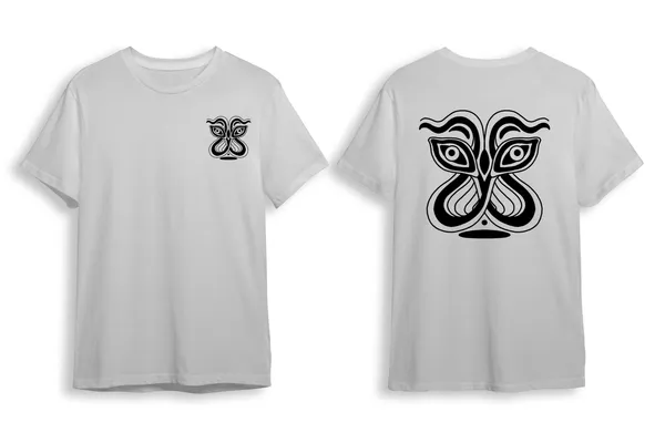 Pack_Of_1_White_Twin_Flame_180_GSM_Cotton_T-Shirt