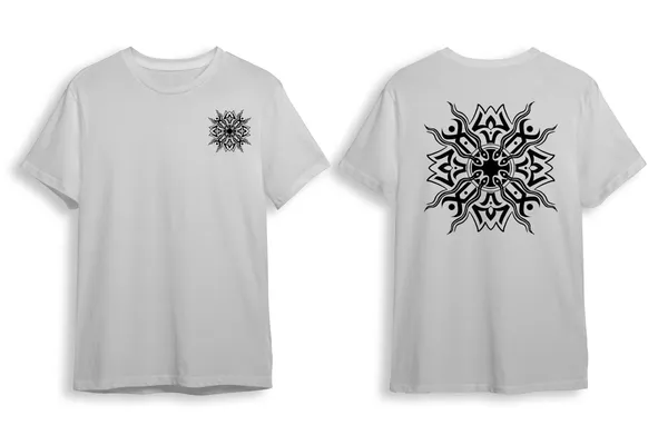 Pack_Of_1_White_Circle_Of_Life_180_GSM_Cotton_T-Shirt