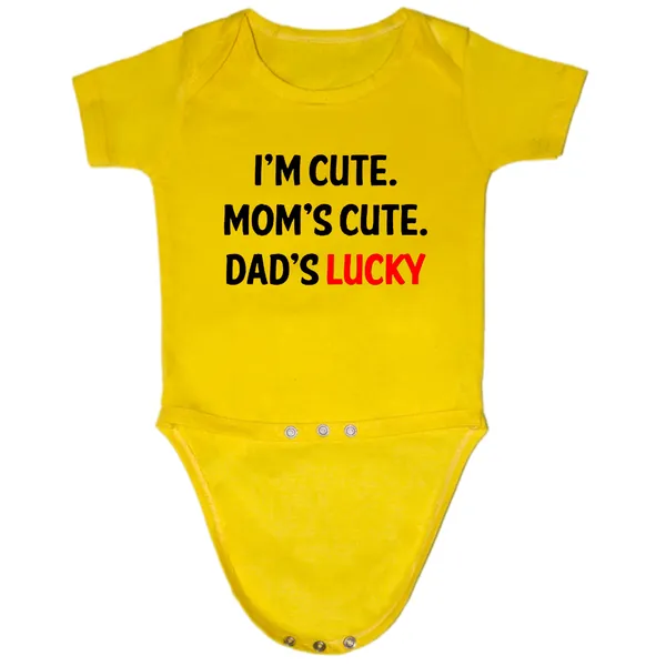 Yellow_Im_Cute_Moms_Cute_Dads_Lucky_Cotton_Romper_For_6_To_12_Months