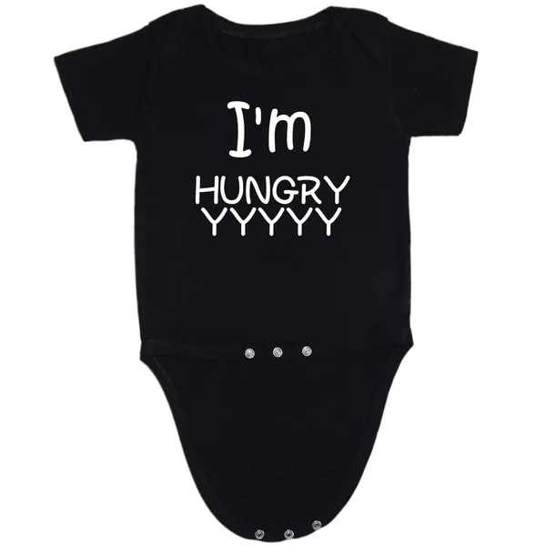 Black_Im_Hungry_Cotton_Romper_For_6_To_12_Months