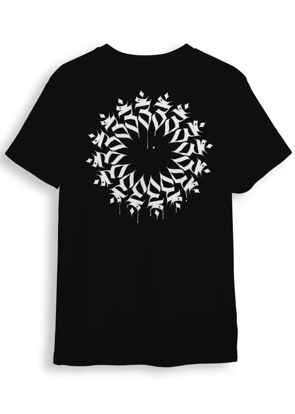 Pack_Of_1_Black_Dripping_Om_180_GSM_Cotton_T-Shirt