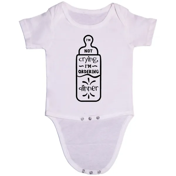 White_Im_Not_Crying_Im_Ordering_Dinner_Cotton_Romper_For_6_To_12_Months