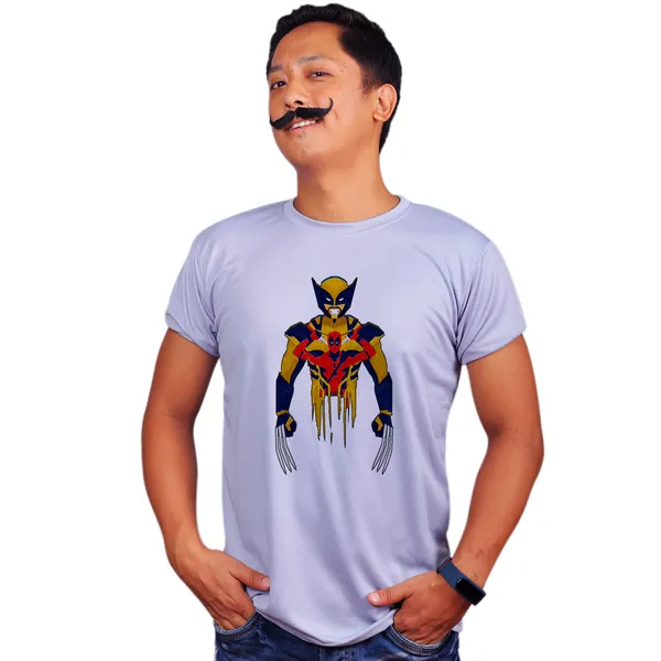 Grey_Deadpool_Wolverine_Crushed_Paper_Affect_Quick-Dri_T-Shirt