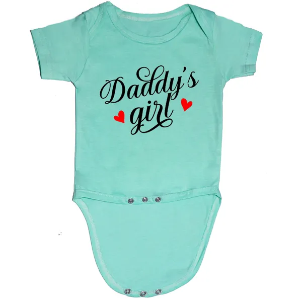 Turquoise_Daddys_Girl_Heart_Cotton_Romper_For_6_To_12_Months