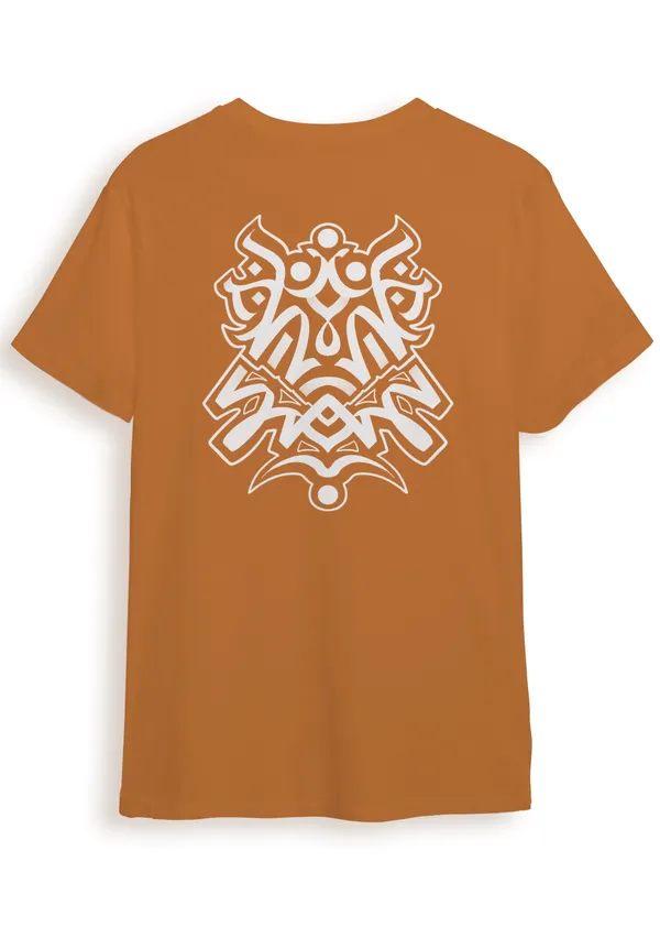 Pack_Of_1_Brown_Mask_Of_The_God_180_GSM_Cotton_T-Shirt