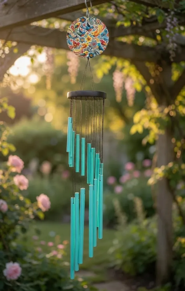 18_Pipe_Designer_Wind_Chime_for_Home_|_Turquoise_Color_Big_Wind_Chimes