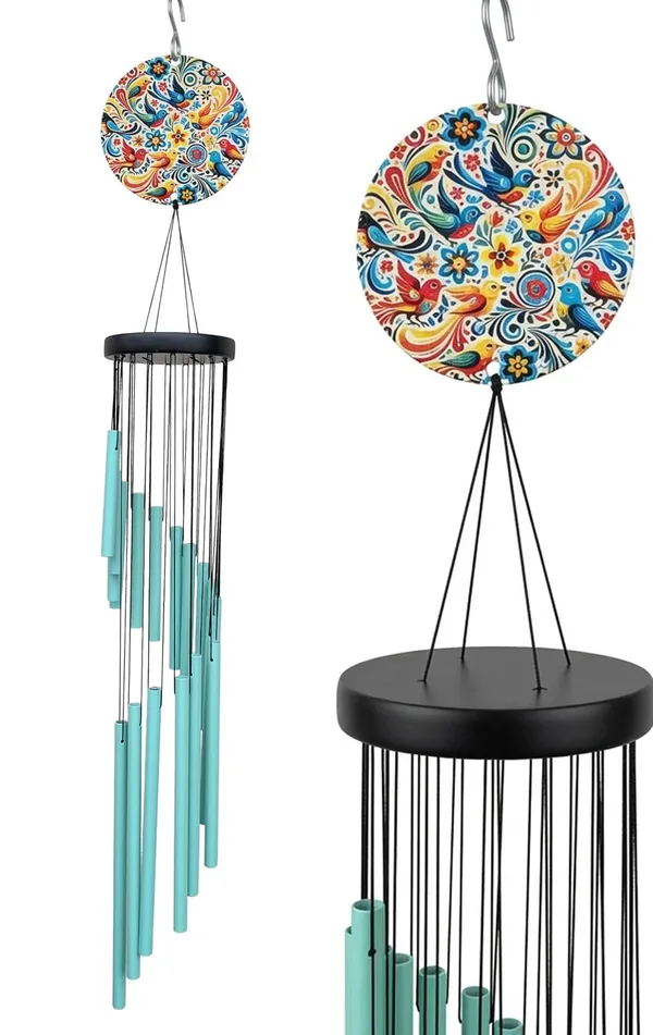 18_Pipe_Designer_Wind_Chime_for_Home_|_Turquoise_Color_Big_Wind_Chimes