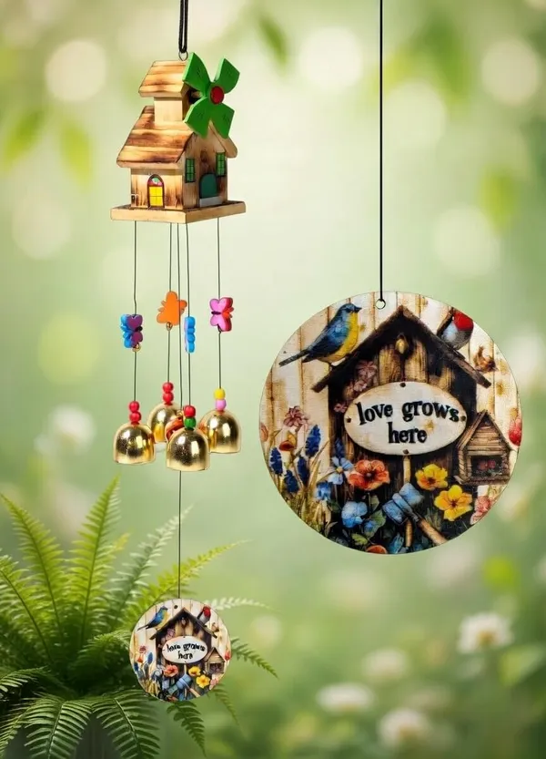4_Bell_Wind_Chime_for_Balcony_Decoration,_'Love_Grows_Here'_Pendant,_Garden,_Terrace_Decor