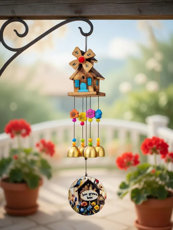 4_Bell_Wind_Chime_for_Balcony_Decoration,_'Love_Grows_Here'_Pendant,_Garden,_Terrace_Decor