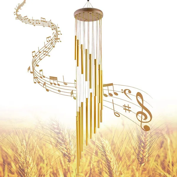 Golden_18_pipes_Wind_Chimes_For_Home_Decor