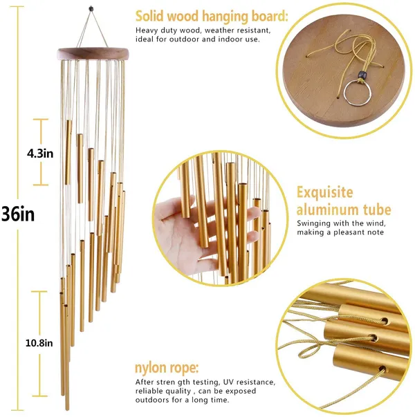 Golden_18_pipes_Wind_Chimes_For_Home_Decor