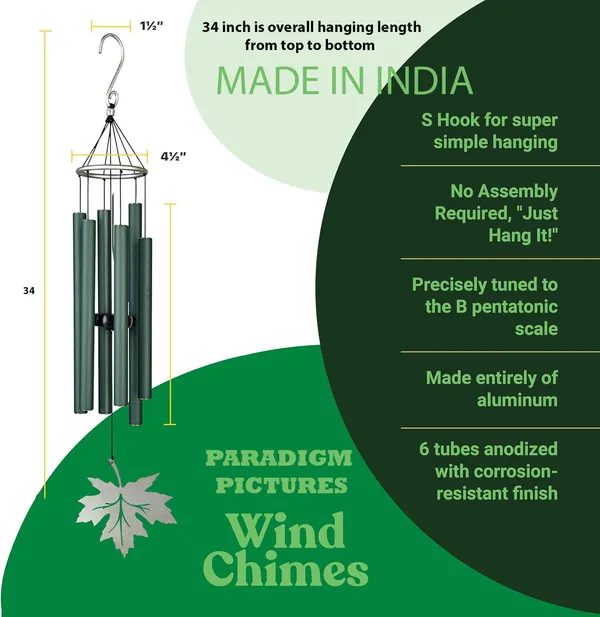 Paradigm_Pictures_Big_34_Inch_Big_Wind_Chimes_for_Home_Decor_|_Vastu_Feng_Shui_Positive_Energy_Items_|_Home_Decoration_Hanging_for_Balcony,_Garden_&_Indoor_Outdoor_Spaces