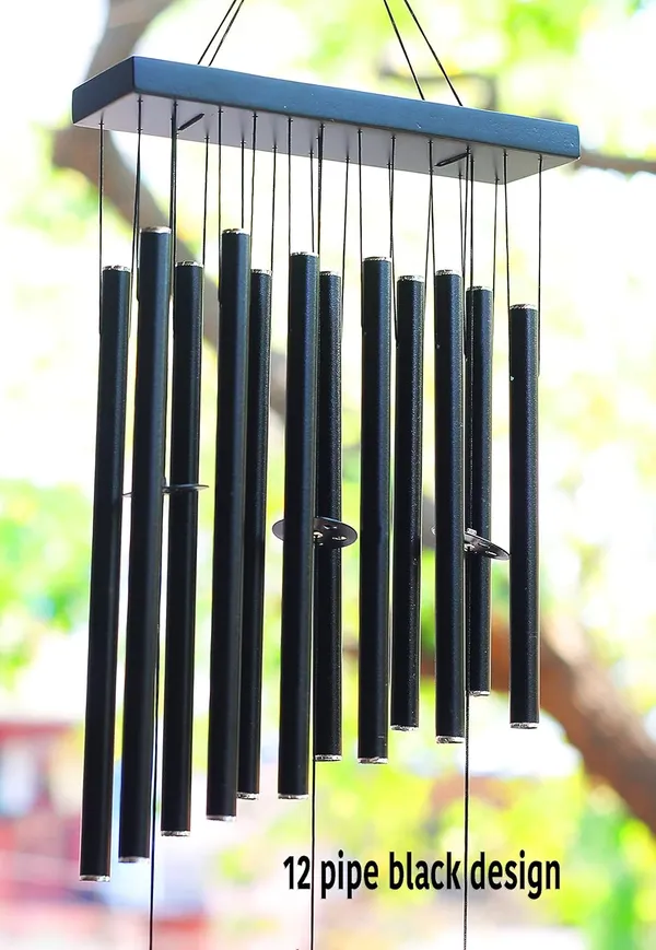 Black_12_pipes_Harmony_Wind_Chime_For_Home_Positive_Energy_(23L_x_13W_x_8H_cm)