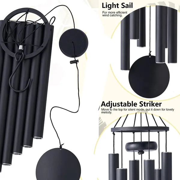 Black_Harmony_5-Pipe_Metal_Wind_Chimes_30_Inch