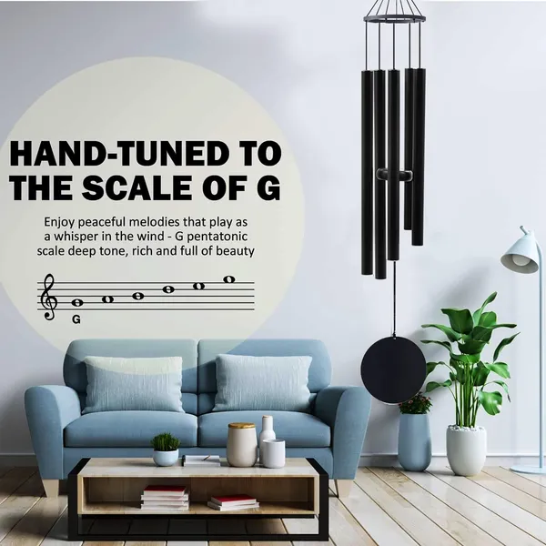 Black_Harmony_5-Pipe_Metal_Wind_Chimes_30_Inch