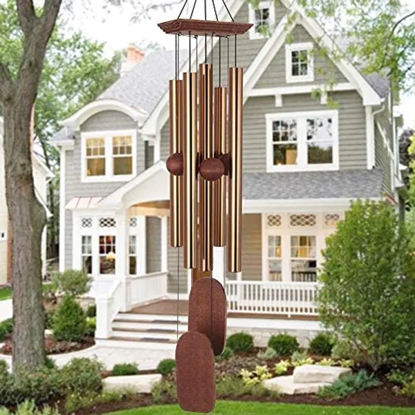 Golden_Deep_Tone_Wind_Chimes_Outdoor_for_Patio,_Garden,_Yard,_Home_(36_Inch_Golden_Wind_Chime)