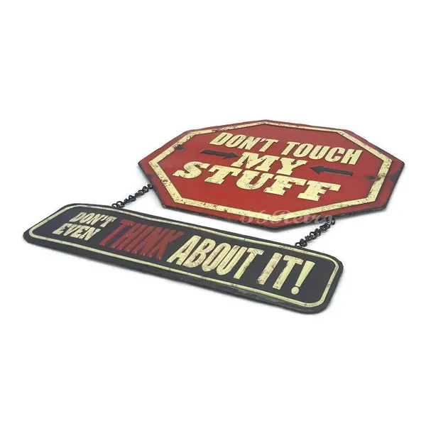 Multicolor_'Don't_Touch_My_Stuff'_Metal_Wall_Hanging_?_Fun_Decor_&_Gift_for_Hostel_Rooms