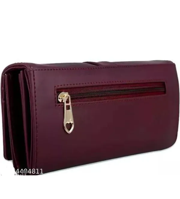 Women's_Maroon_Synthetic_Hand_Wallet_Clutch_with_5_Card_Pocket