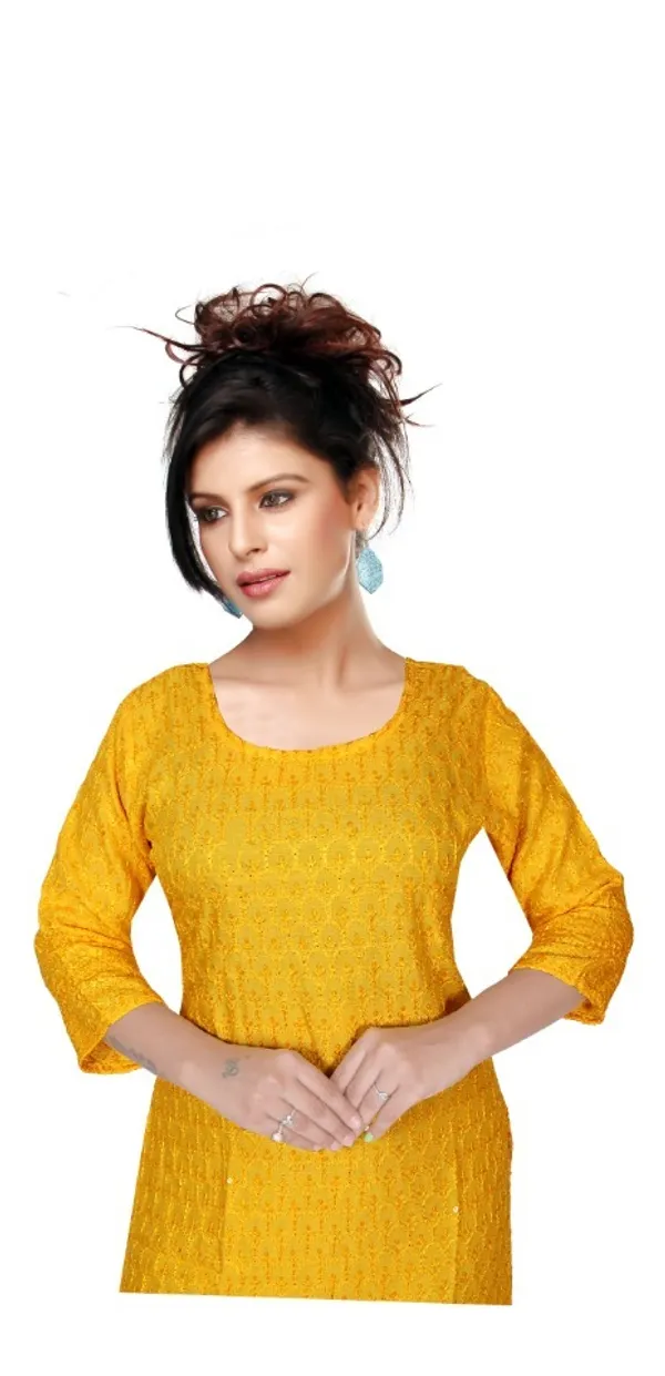 Yellow_Premium_Quality_Stylish_Kurti_For_Women