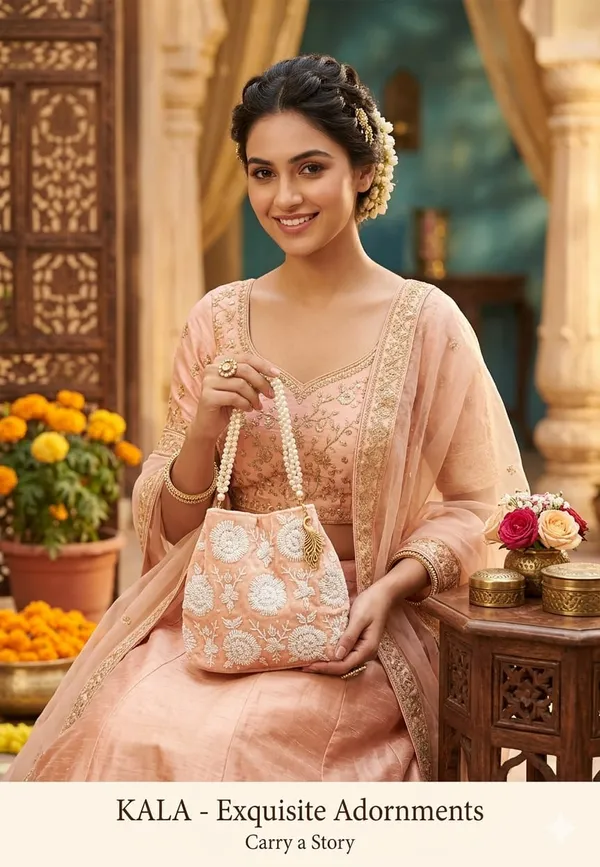 Handwrok_Embroider_designer_vintage-inspired_handbag_featuring_striking_contrast_and_intricate_detailing