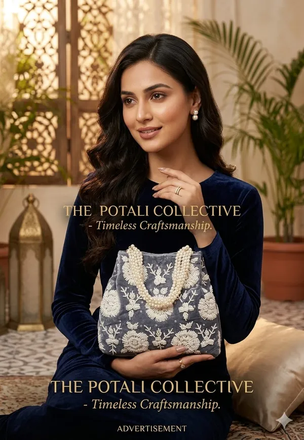 Handwrok_Embroider_designer_vintage-inspired_handbag_featuring_striking_contrast_and_intricate_detailing