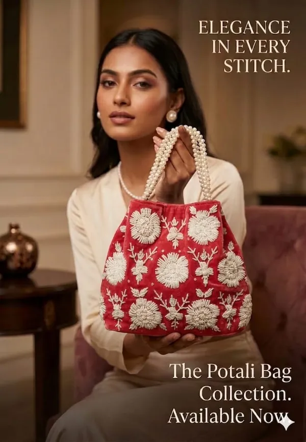 Handwrok_Embroider_designer_vintage-inspired_handbag_featuring_striking_contrast_and_intricate_detailing