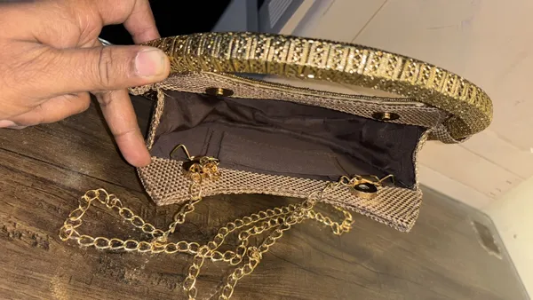 Round_Floral_Embroidered_Clutch,_Beaded_Lace_Trim_For_Women