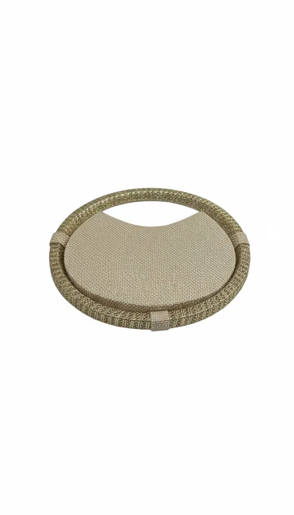 Round_Floral_Embroidered_Clutch,_Beaded_Lace_Trim_For_Women