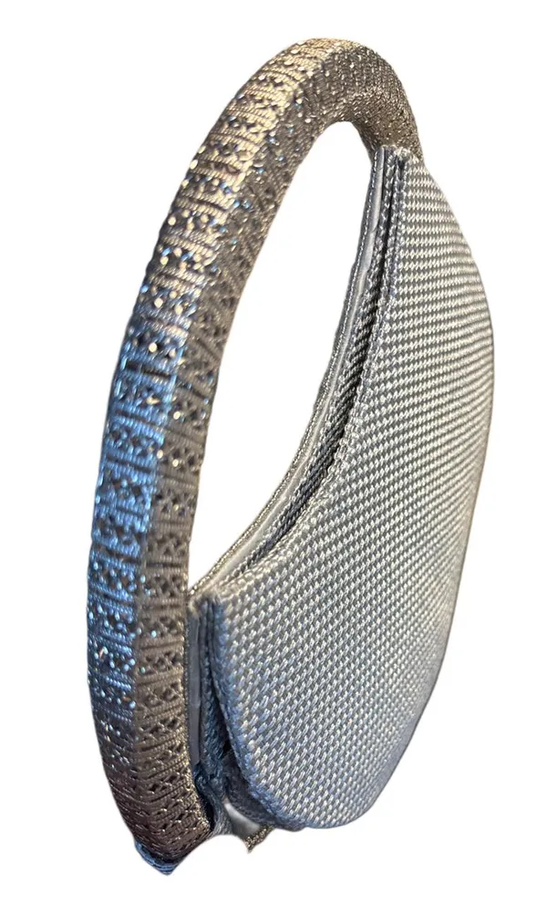 Round_Floral_Embroidered_Clutch,_Beaded_Lace_Trim_For_Women