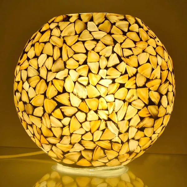 Yellow_Handicraft_Table_Lamp_For_Home_Decoration
