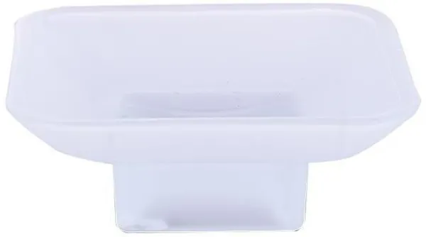 White_Soap_Dish_For_Washroom_Or_Kitchen_Simply_Place_Where_Want_No_Need_To_Screw/Fitting_Made_By_Glass