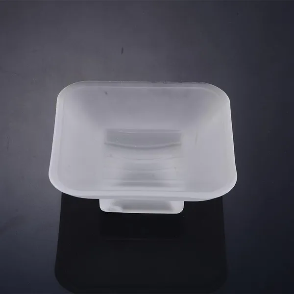 White_Soap_Dish_For_Washroom_Or_Kitchen_Simply_Place_Where_Want_No_Need_To_Screw/Fitting_Made_By_Glass