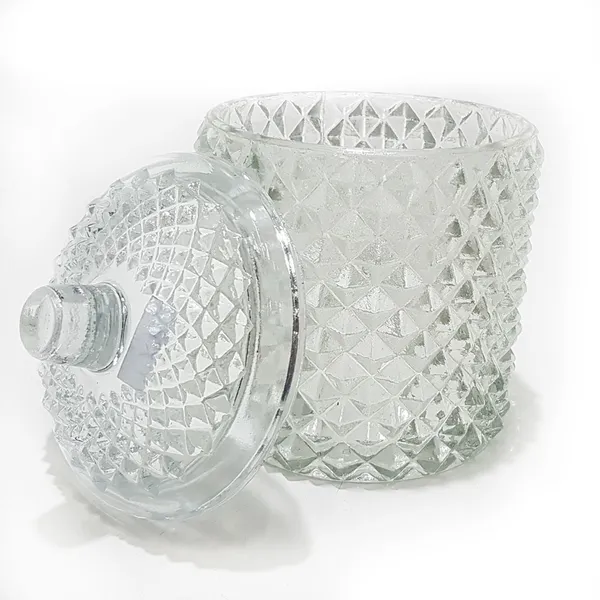 Clear_Diamond_Finish_Royal_Kitchen_Storage_Food_Jar_(Crystal_Cut)