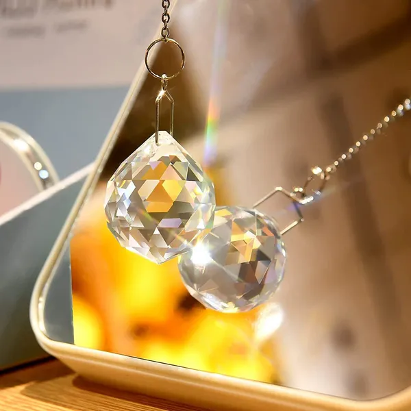 White_Crystal_Hanging_Ball_Feng_Shui_Prisms_Sun-Catcher_Decorative_Showpiece_-_4_cm