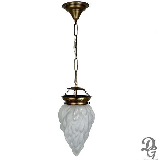 Off_White_Glass_Flame_Shaped_Frosted_Hanging_Lamp_(Big)
