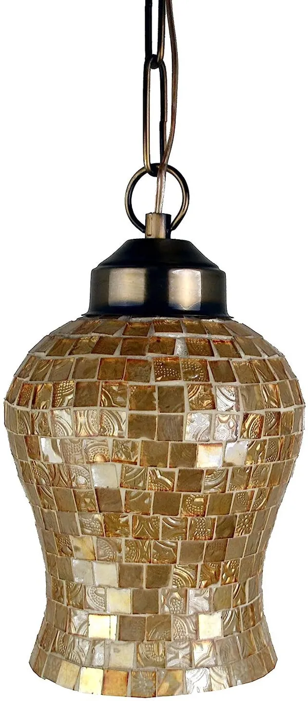 Beige_Made_In_India_Bell_Shaped_Glass_40_Watts_Pendant/Hanging_Turkish_Lamp