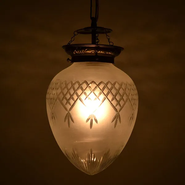 White_Glass_Pendant_Frosted_Hanging_Lamp_For_Home_Decoration