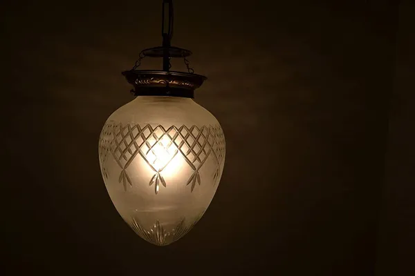 White_Diamond_Cutting_Glass_Pendant_Frosted_Crystal_Flame_Hanging_Lamp