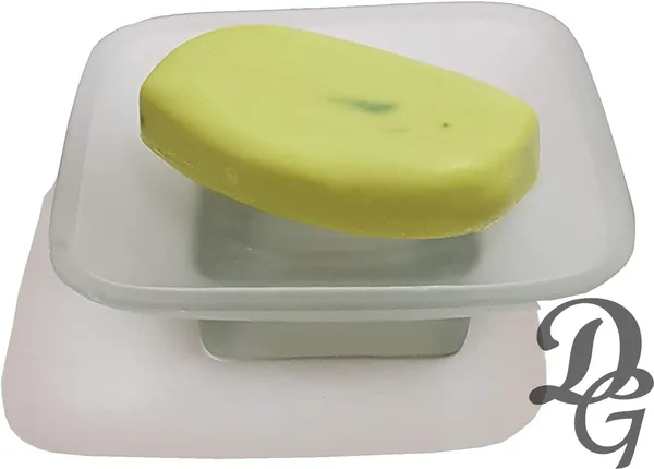 White_India_Soap_Dish_For_Washroom_Or_Kitchen_Simply_Place_Where_Want_No_Need_To_Screw/Fitting_Made_By_Glass_(4.5_Inch)