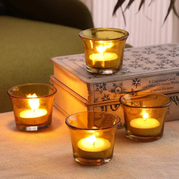 Yellow_Glass_Candle_Tealight_Holder_For_Decoration