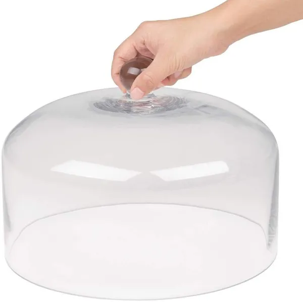 White_Premium_Glass_Cake_Cover_With_Base