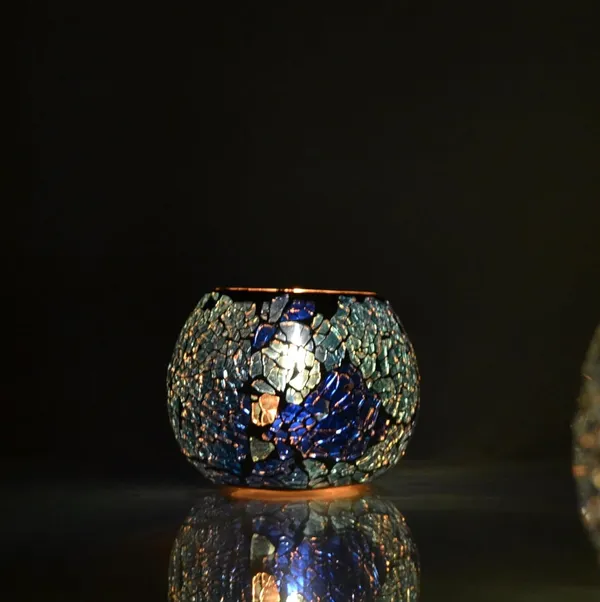 Blue_Glass_Candle_Tealight_Holder_For_Decoration