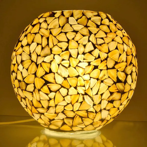 Yellow_Handicraft_Table_Lamp_For_Home_Decoration