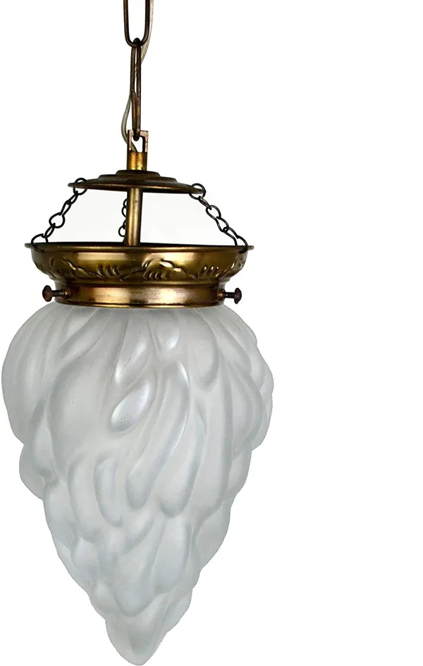 White_Pendant_Wall_Lamp_Without_Bulb