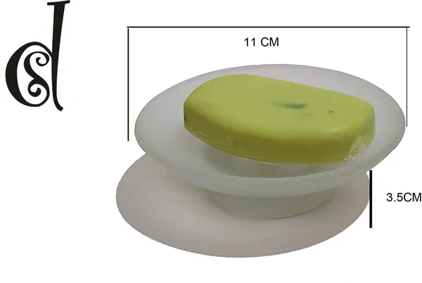 White_Soap_Dish_For_Washroom_Or_Kitchen_Simply_Place_Where_Want_No_Need_To_Screw/Fitting_Made_By_Glass