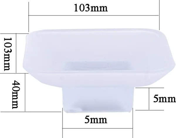Frosted_India_Soap_Dish_For_Washroom_Or_Kitchen_Simply_Place_Where_Want_No_Need_To_Screw/Fitting_Made_By_Glas