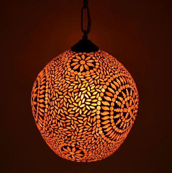 Orange_Mosaic_Hanging_Lamp_For_Home_Decoration_Turkish_Glass_Pendant_Light_(Design_I)